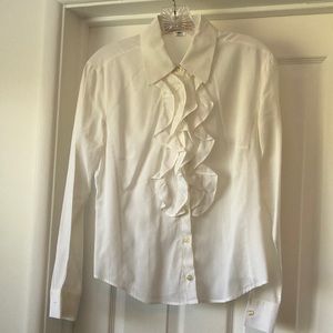Luxurious white Charles Cotonay blouse
